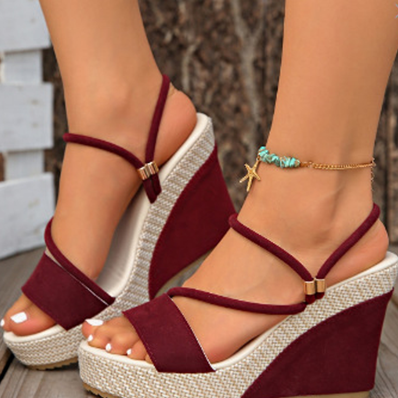 Women’s High Heel Wedge Sandals