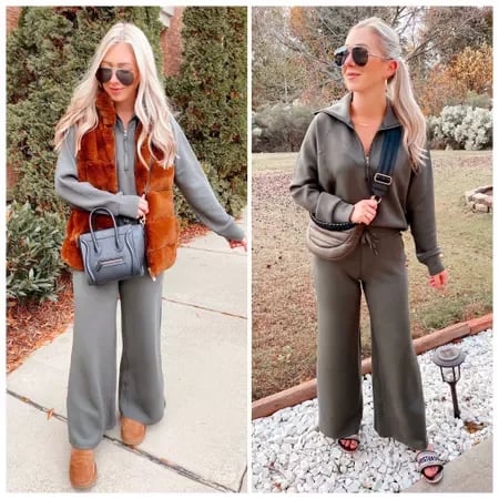 🎀Women's 2 Piece Casual Outfits Sweatsuit Set