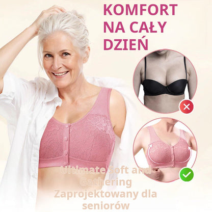 Kupte 1, získejte 1 zdarma💞Lehká podprsenka bez kostic s předním zapínáním