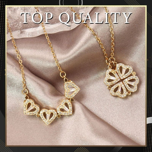 💙Four Leaf Heart Shape Necklace