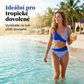 👙 Barevně blokované bikiny S-3XL: Stylové a tvarující dvoudílné plavky |Čepice zdarma🎁💥