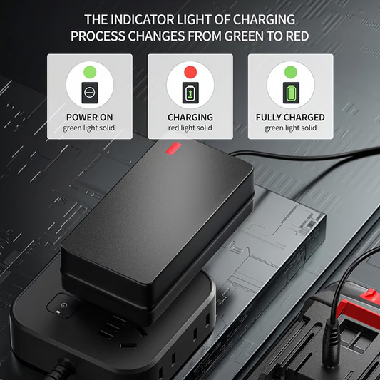 🔋 Buy 2 Get 1 Free Charger – Universal Lithium Adapter ⚡🔌