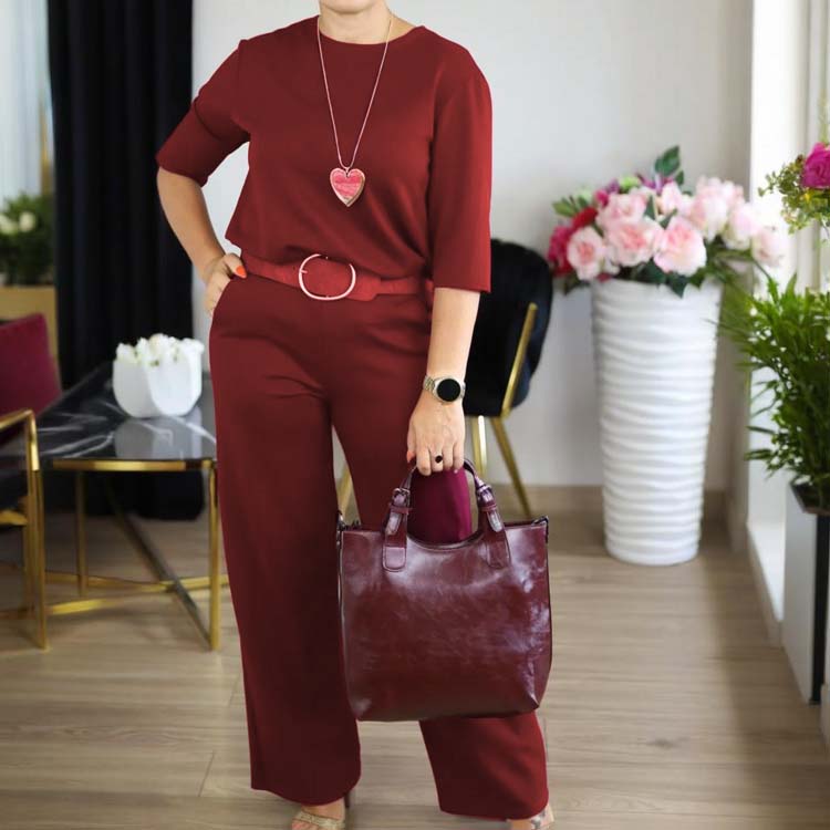 Elegant Longline Cardigan & Top & Pants 3-Piece Set