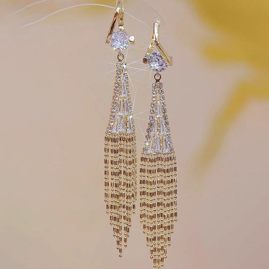 💎Rhinestone Fringe Earrings