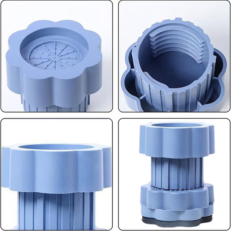 🔧 Universal Washing Machine Pads – 4 pcs | Raise, Anti-Vibration, Non-Slip, Floor Protection ✨