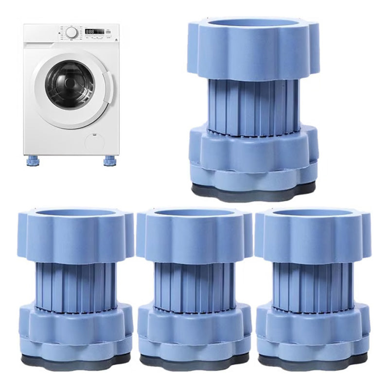 🔧 Universal Washing Machine Pads – 4 pcs | Raise, Anti-Vibration, Non-Slip, Floor Protection ✨