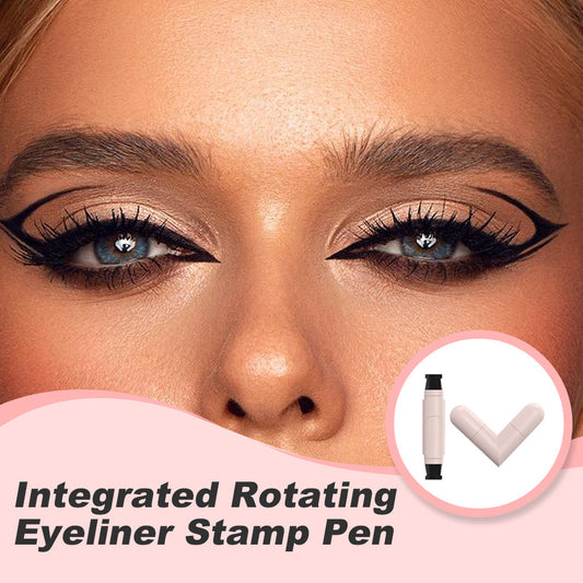 🔥 Buy 1 Get 1 FREE 🔥 Integrated Rotating Eyeliner Stamp – Easy precision, waterproof & smudge-proof ✨