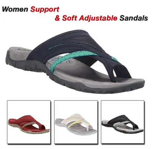 🔥Breathable Mesh-And-Leather Sandals