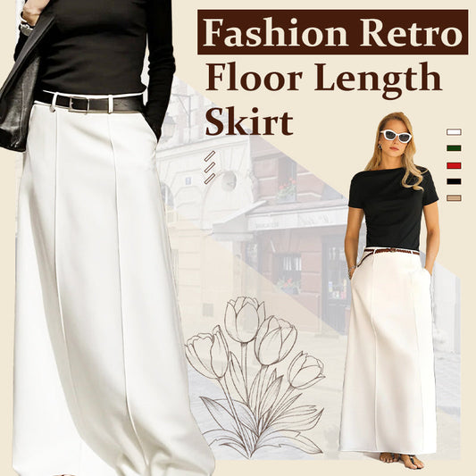 Women’s Fashion Retro Floor Length Skirt