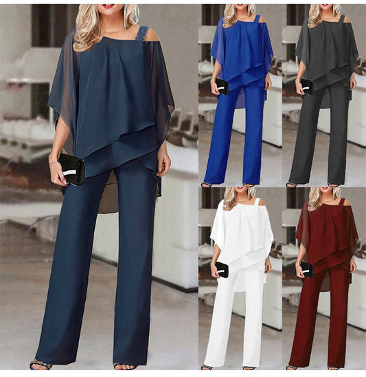 Loose and irregular fashion suit for women