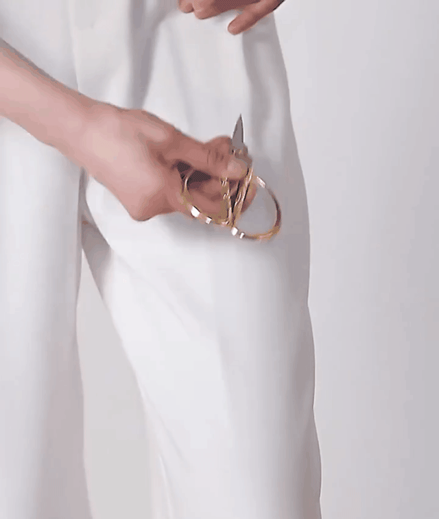 Loose and irregular fashion suit for women