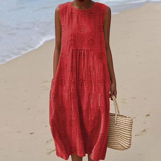 🌻Women's Casual Sleeveless Midi Dress