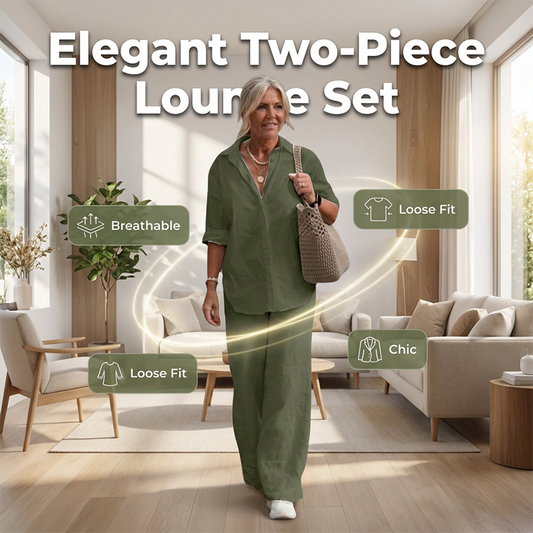 【S-5XL】🍃Women's Cotton-Linen Two-Piece Set