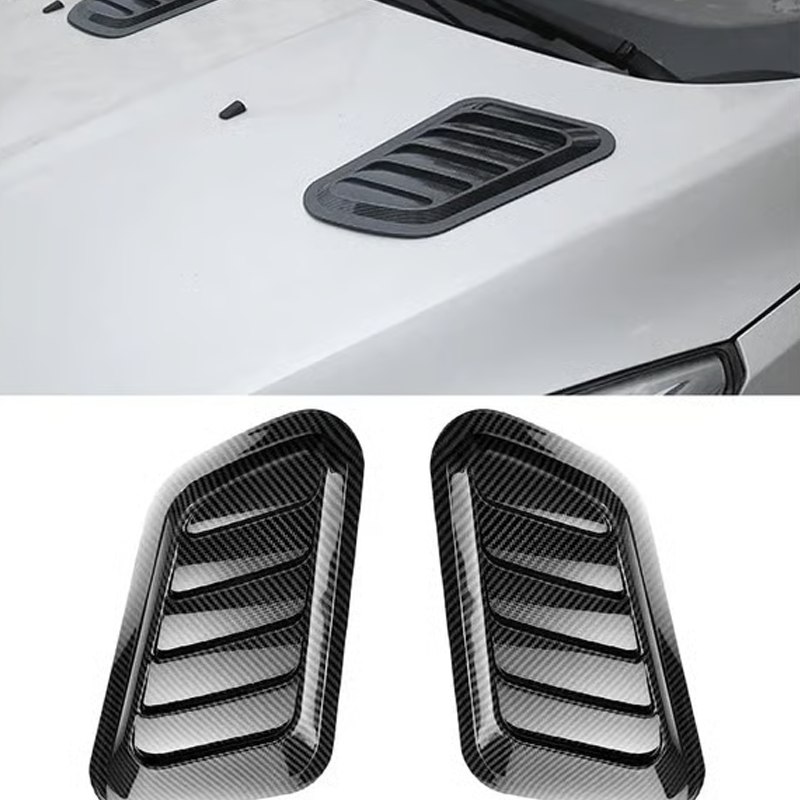 🚗 Universal Hood Scoop – Carbon Fiber Look  💨✨