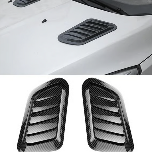 🚗 Universal Hood Scoop – Carbon Fiber Look  💨✨