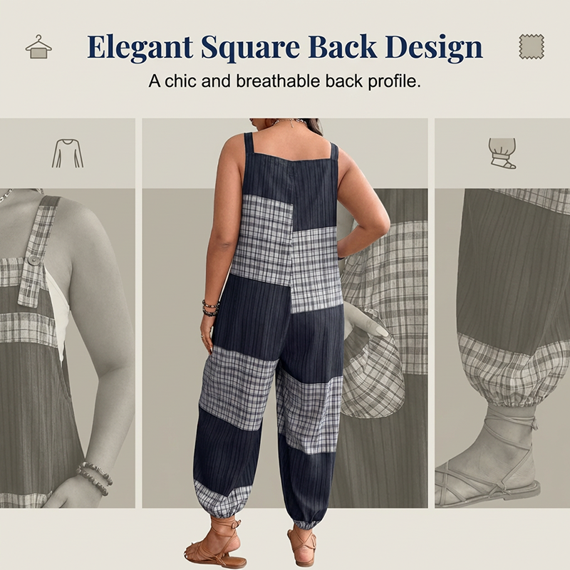 Γυναικείες φόρμες Casual Patchwork με τσέπες