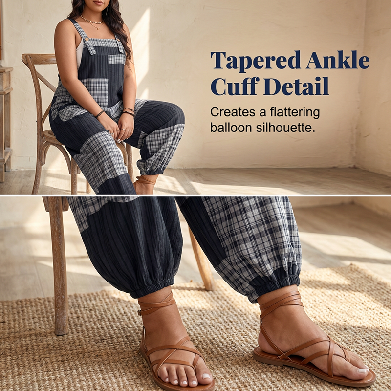 Γυναικείες φόρμες Casual Patchwork με τσέπες