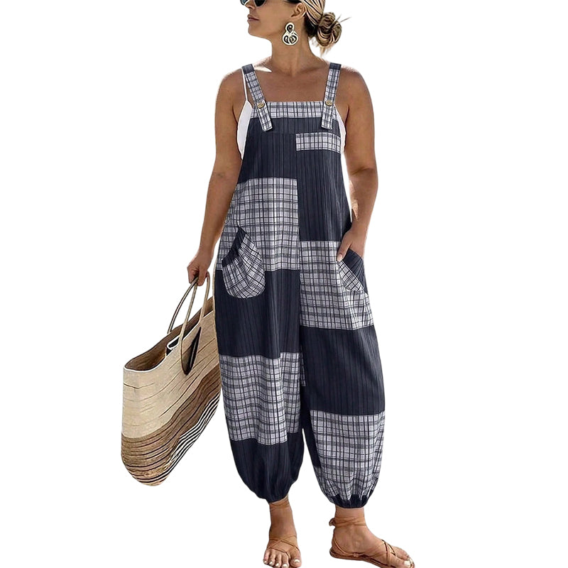 Γυναικείες φόρμες Casual Patchwork με τσέπες