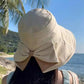 👒 Letní klobouk s širokou krempou na ochranu před sluncem –🌊 lehký a vzdušný  – platba při doručení 🌸