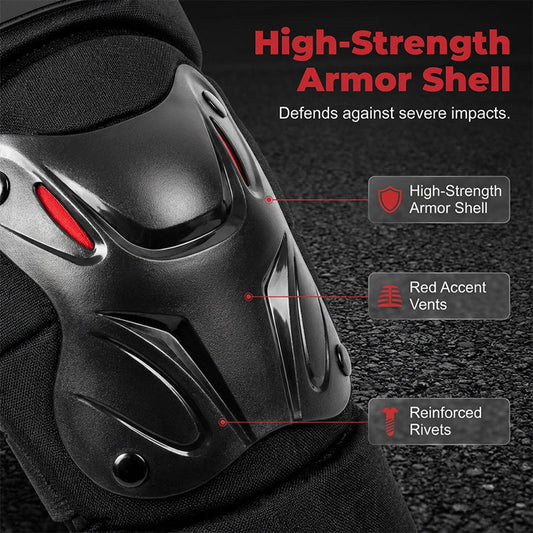 🛡️ Protect your knees and elbows – Hard shell knee and elbow pads with foam cushioning – Cash on Delivery 💪