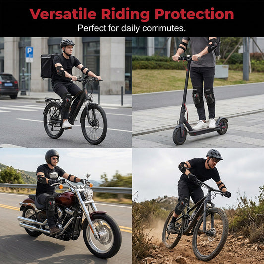 🛡️ Protect your knees and elbows – Hard shell knee and elbow pads with foam cushioning – Cash on Delivery 💪