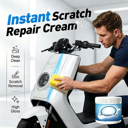 ✨ Remove scratches instantly – Universal scratch repair cream for e-scooters, bikes, motorcycles & helmets – Cash on Delivery 🛵🔧