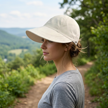 👒🌞 Skládací sluneční čepice (UPF50+) – 🎀 Široký okraj chránící před sluncem, prodyšná a pohodlná – platba při doručení ☀️