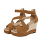 👡 Sandály Wedge Peep-Toe s páskem: Eleganční a pohodlné na léto! ✨