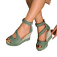 👡 Sandály Wedge Peep-Toe s páskem: Eleganční a pohodlné na léto! ✨