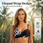 🌺👙 Dvoudílné bikiny s potiskem a zpevňujícím efektem –🌊 odnímatelné vycpávky, vysoký pas zakrývající břicho –  platba při doručení💕
