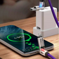 ⚡🌈 Čtyřvícový LED kabel pro rychlé nabíjení a přenos dat – univerzální pro více zařízení  – platba při doručení ✅