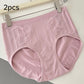 Plus-Size Antibacterial High-Waist Briefs