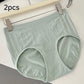 Plus-Size Antibacterial High-Waist Briefs