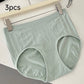 Plus-Size Antibacterial High-Waist Briefs
