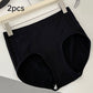 Plus-Size Antibacterial High-Waist Briefs